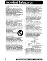 Предварительный просмотр 4 страницы Panasonic Palmcorder PalmSight PV-DV800 Operating Manual