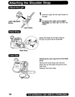 Предварительный просмотр 18 страницы Panasonic Palmcorder PalmSight PV-DV800 Operating Manual