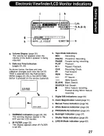 Предварительный просмотр 27 страницы Panasonic Palmcorder PalmSight PV-DV800 Operating Manual