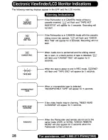 Предварительный просмотр 28 страницы Panasonic Palmcorder PalmSight PV-DV800 Operating Manual