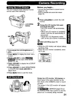 Предварительный просмотр 31 страницы Panasonic Palmcorder PalmSight PV-DV800 Operating Manual