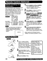 Предварительный просмотр 34 страницы Panasonic Palmcorder PalmSight PV-DV800 Operating Manual