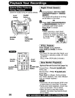 Предварительный просмотр 36 страницы Panasonic Palmcorder PalmSight PV-DV800 Operating Manual