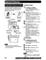 Предварительный просмотр 50 страницы Panasonic Palmcorder PalmSight PV-DV800 Operating Manual