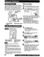 Предварительный просмотр 52 страницы Panasonic Palmcorder PalmSight PV-DV800 Operating Manual