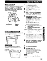 Предварительный просмотр 53 страницы Panasonic Palmcorder PalmSight PV-DV800 Operating Manual