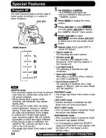 Предварительный просмотр 54 страницы Panasonic Palmcorder PalmSight PV-DV800 Operating Manual