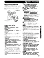 Предварительный просмотр 55 страницы Panasonic Palmcorder PalmSight PV-DV800 Operating Manual