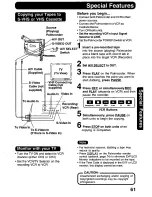 Предварительный просмотр 61 страницы Panasonic Palmcorder PalmSight PV-DV800 Operating Manual