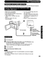 Предварительный просмотр 65 страницы Panasonic Palmcorder PalmSight PV-DV800 Operating Manual