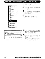 Предварительный просмотр 66 страницы Panasonic Palmcorder PalmSight PV-DV800 Operating Manual