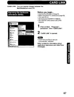 Предварительный просмотр 67 страницы Panasonic Palmcorder PalmSight PV-DV800 Operating Manual