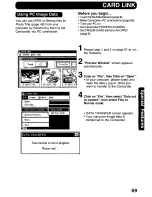 Предварительный просмотр 69 страницы Panasonic Palmcorder PalmSight PV-DV800 Operating Manual