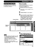 Предварительный просмотр 71 страницы Panasonic Palmcorder PalmSight PV-DV800 Operating Manual