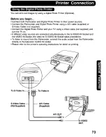 Предварительный просмотр 73 страницы Panasonic Palmcorder PalmSight PV-DV800 Operating Manual