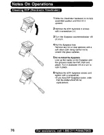 Предварительный просмотр 76 страницы Panasonic Palmcorder PalmSight PV-DV800 Operating Manual