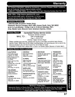 Предварительный просмотр 87 страницы Panasonic Palmcorder PalmSight PV-DV800 Operating Manual