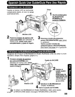 Предварительный просмотр 89 страницы Panasonic Palmcorder PalmSight PV-DV800 Operating Manual