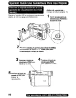 Предварительный просмотр 90 страницы Panasonic Palmcorder PalmSight PV-DV800 Operating Manual