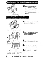 Предварительный просмотр 70 страницы Panasonic Palmcorder PalmSight PV-DV910 Operating Manual