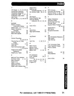 Предварительный просмотр 71 страницы Panasonic Palmcorder PalmSight PV-DV910 Operating Manual