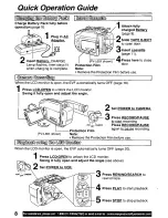 Предварительный просмотр 8 страницы Panasonic Palmcorder PalmSight PV-L501 Operating Manual