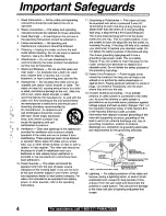 Preview for 4 page of Panasonic Palmcorder Palmsight PV-L550 Operating Manual