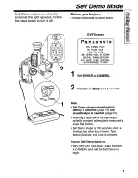 Предварительный просмотр 7 страницы Panasonic Palmcorder Palmsight PV-L559 Operating Manual