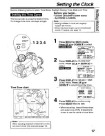 Предварительный просмотр 17 страницы Panasonic Palmcorder Palmsight PV-L559 Operating Manual