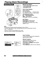 Предварительный просмотр 28 страницы Panasonic Palmcorder Palmsight PV-L559 Operating Manual