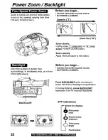 Предварительный просмотр 32 страницы Panasonic Palmcorder Palmsight PV-L559 Operating Manual