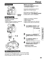 Предварительный просмотр 33 страницы Panasonic Palmcorder Palmsight PV-L559 Operating Manual