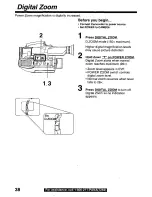 Предварительный просмотр 38 страницы Panasonic Palmcorder Palmsight PV-L559 Operating Manual