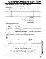 Предварительный просмотр 51 страницы Panasonic Palmcorder Palmsight PV-L559 Operating Manual