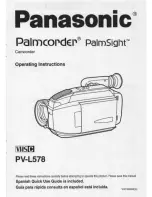 Panasonic Palmcorder PalmSight PV-L578 User Manual предпросмотр