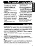 Preview for 5 page of Panasonic Palmcorder PalmSight PV-L578 User Manual