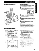 Preview for 13 page of Panasonic Palmcorder PalmSight PV-L578 User Manual