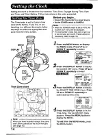 Preview for 14 page of Panasonic Palmcorder PalmSight PV-L578 User Manual