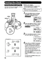 Preview for 16 page of Panasonic Palmcorder PalmSight PV-L578 User Manual