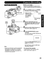 Preview for 23 page of Panasonic Palmcorder PalmSight PV-L578 User Manual