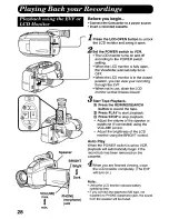 Preview for 28 page of Panasonic Palmcorder PalmSight PV-L578 User Manual