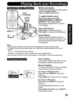 Preview for 29 page of Panasonic Palmcorder PalmSight PV-L578 User Manual