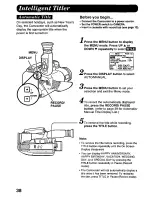 Preview for 38 page of Panasonic Palmcorder PalmSight PV-L578 User Manual