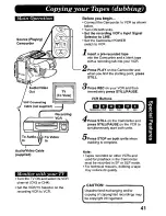 Preview for 41 page of Panasonic Palmcorder PalmSight PV-L578 User Manual