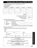 Preview for 43 page of Panasonic Palmcorder PalmSight PV-L578 User Manual