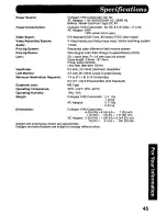 Preview for 45 page of Panasonic Palmcorder PalmSight PV-L578 User Manual