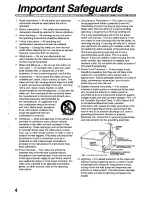 Предварительный просмотр 4 страницы Panasonic Palmcorder PalmSight PV-L580 User Manual