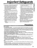 Предварительный просмотр 5 страницы Panasonic Palmcorder PalmSight PV-L580 User Manual