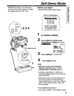 Предварительный просмотр 7 страницы Panasonic Palmcorder PalmSight PV-L580 User Manual