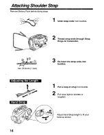 Предварительный просмотр 14 страницы Panasonic Palmcorder PalmSight PV-L580 User Manual